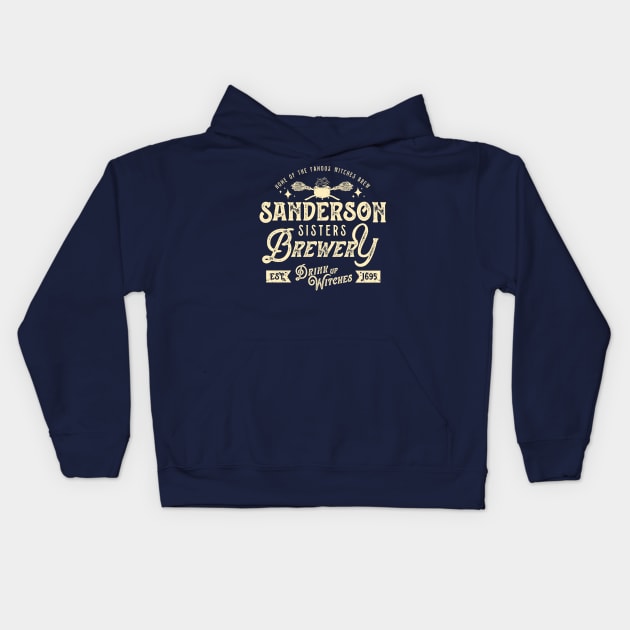 Sanderson Sisters Brewery Kids Hoodie by Cat Bone Design